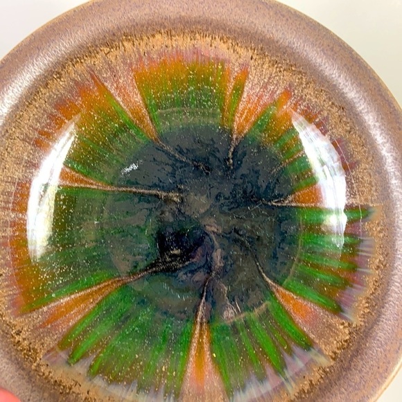 Glazed Stoneware Decorative Bowl - Picture 5 of 6